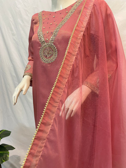 Muskan - 3PC Stitched Dress