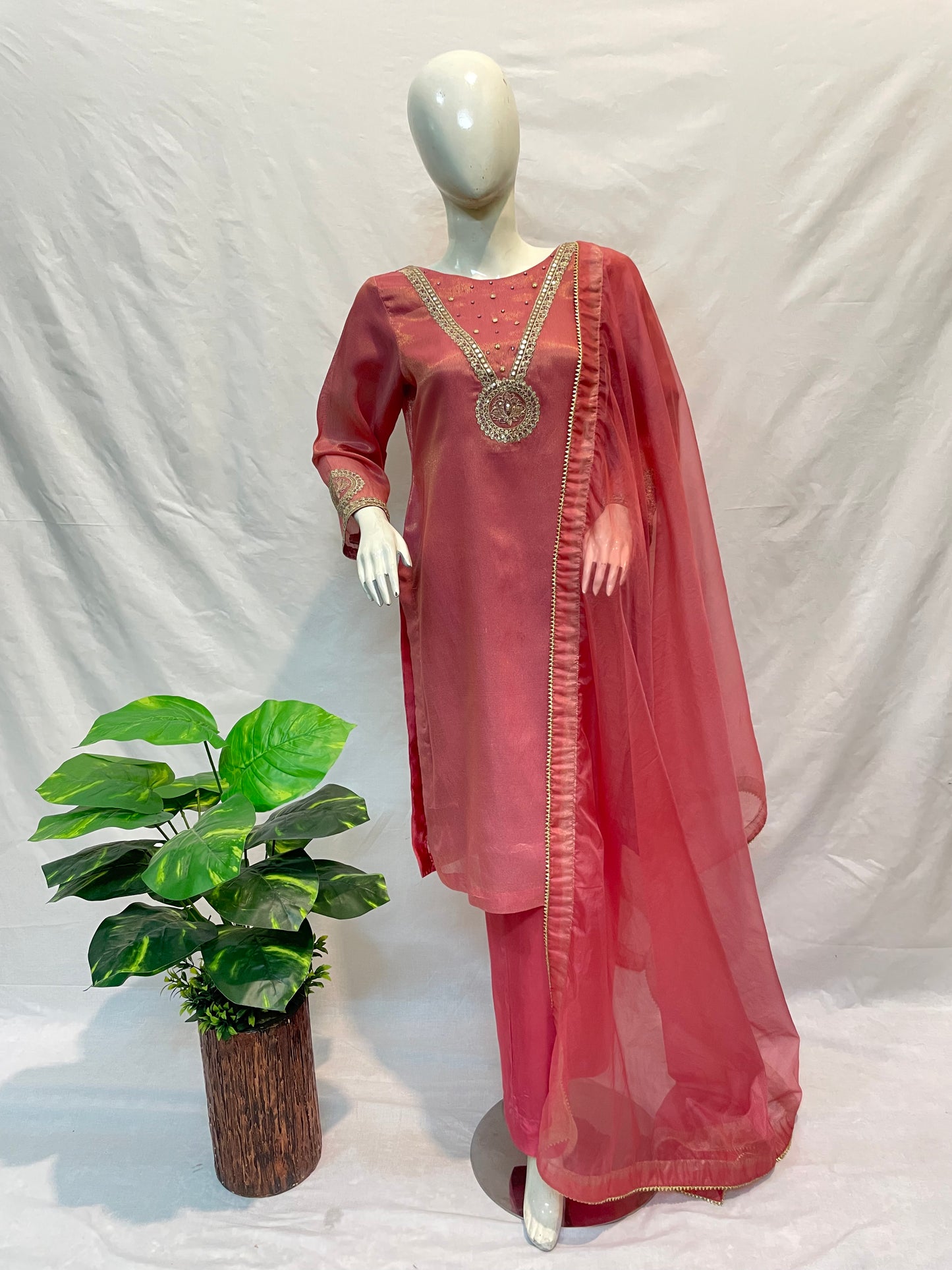 Muskan - 3PC Stitched Dress