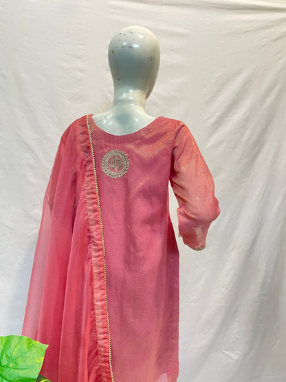 Muskan - 3PC Stitched Dress